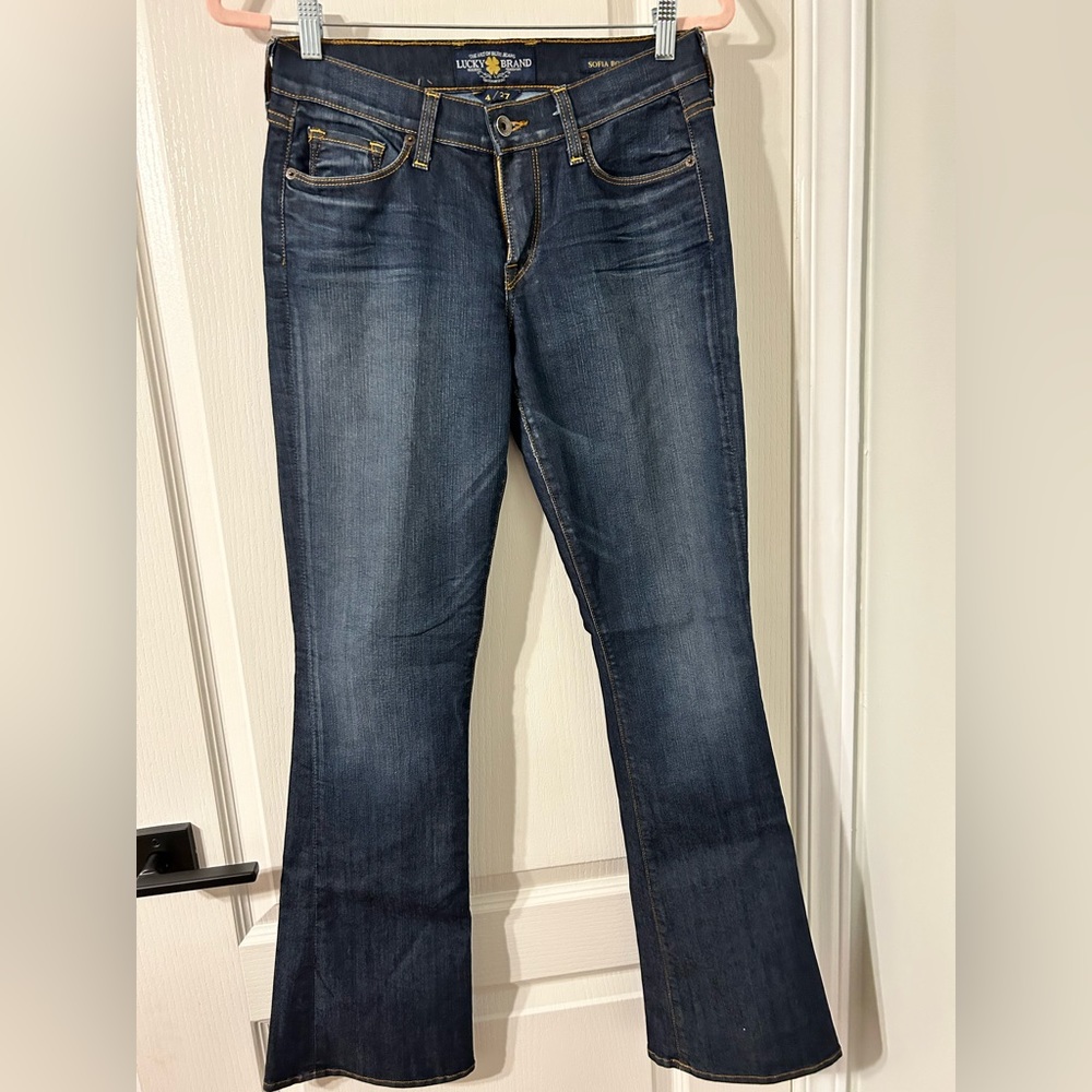 Lucky Brand Mid Rise Stretch Sofia Bootcut Jeans - size 27 (4)